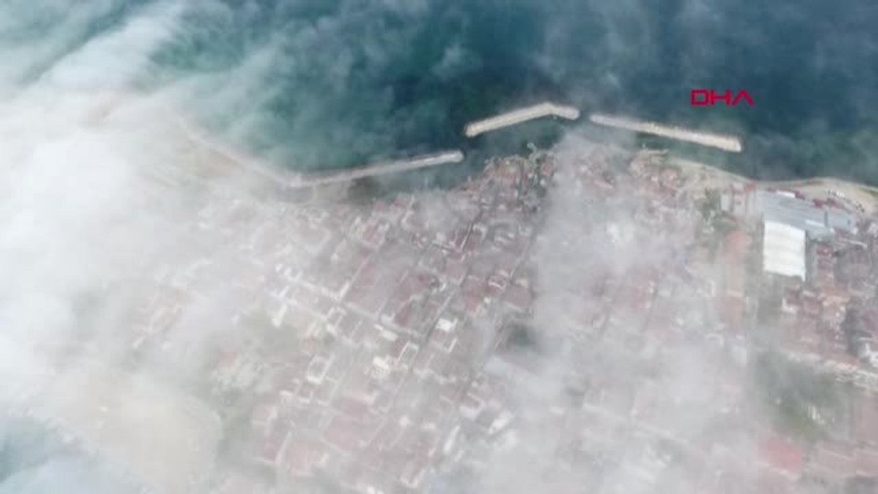 Sinop'u Sis Bulutu Kapladı