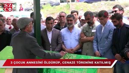 Download Video: 3 çocuk annesini öldürüp, cenaze törenine de katılmış