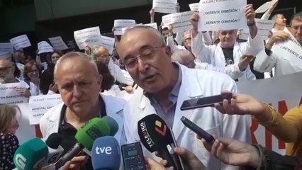Personal sanitario de Vigo se manifiesta por la sobrecarga asistencial