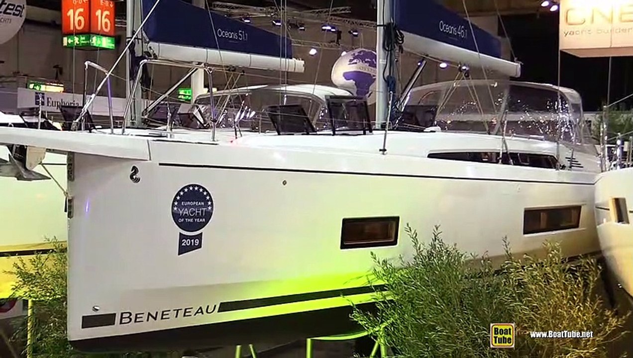 2019 Beneteau Oceanis 46.1 Sail Yacht - Deck and Interior Walkaround - 2019 Boot Dusseldorf