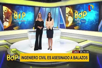 Lince: ingeniero civil es asesinado a balazos por presuntos sicarios