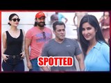 Salman & Katrina spotted at Mehboob Studio during the promotion of Bharat