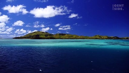 Durante le riprese, un presentatore fa una scoperta macabra su una spiaggia alle Figi