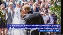 El príncipe Harry y Meghan Markle comparten fotos nunca antes vistas del día de su boda