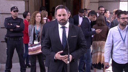 Abascal: "Hoy se han vivido momentos tristes para los españoles"