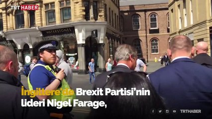 İngiltere'de milkshake protestosunun hedefi Brexit Partisi lideri
