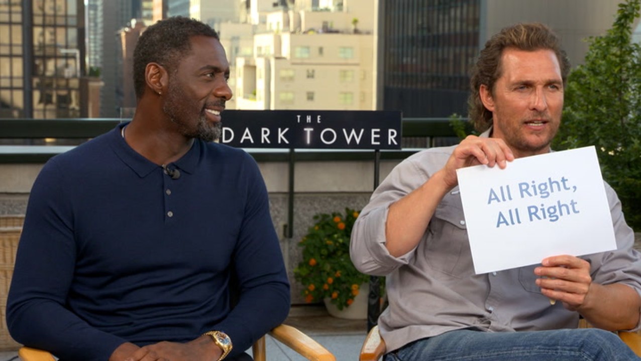 How Well Do 'The Dark Tower' Stars Matthew McConaughey & Idris Elba Really Know Each Other?