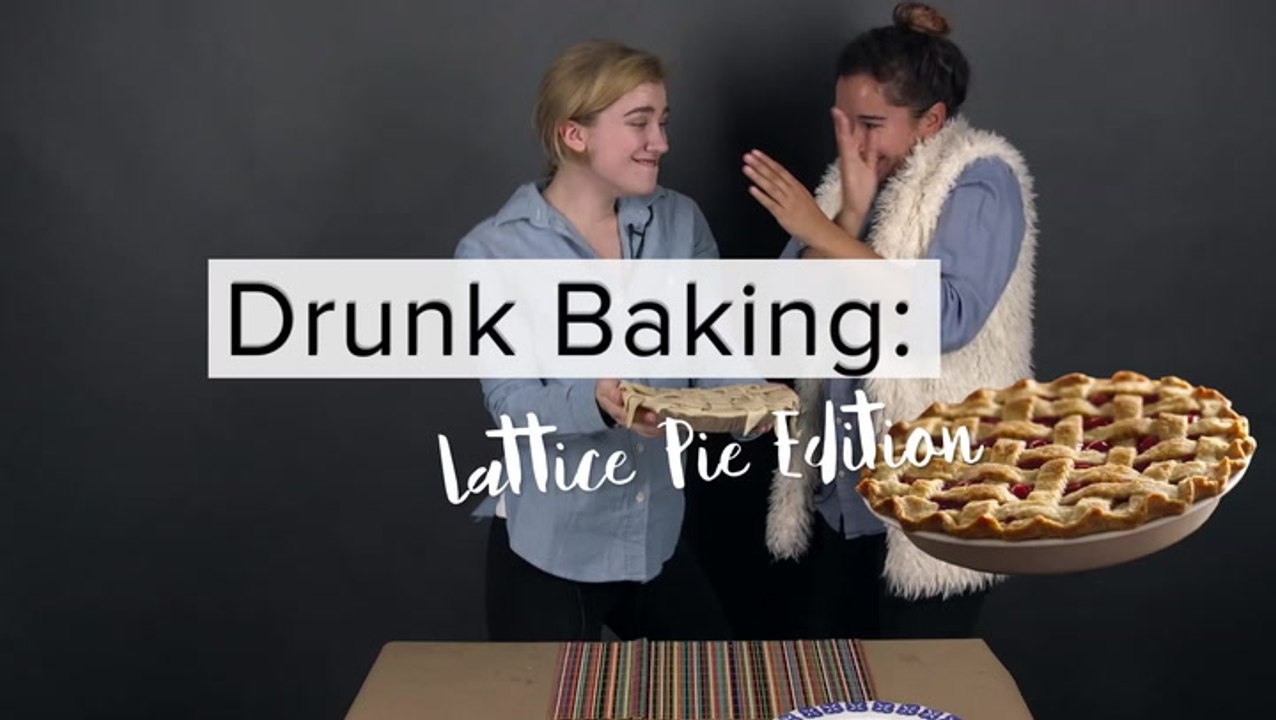 Drunk Baking: Lattice Pie Crust