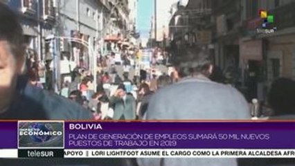 Bolivia impulsa Plan de Generación de Empleos