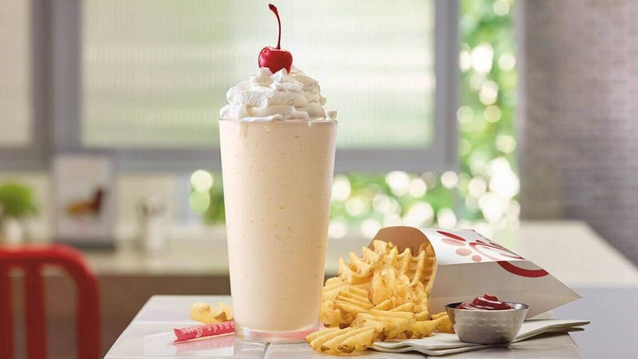 Chick-fil-A's Fan Favorite Peach Milkshake Returns This Month