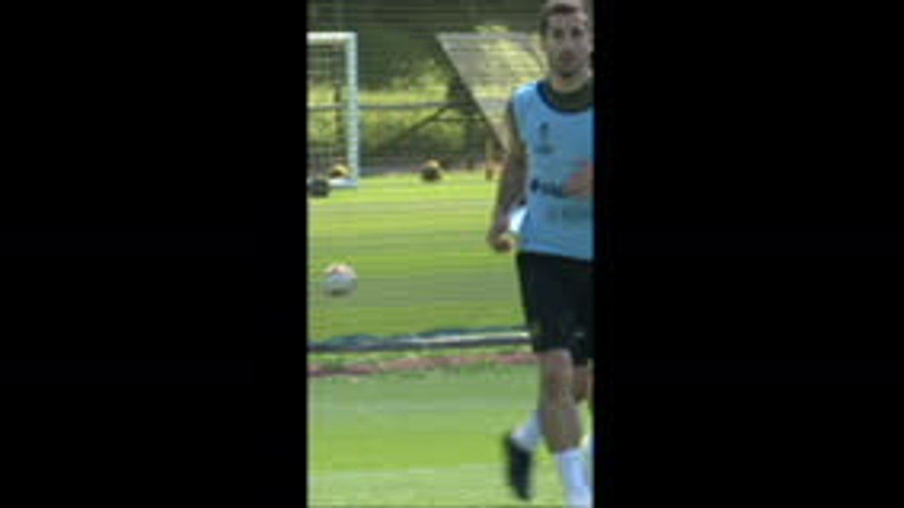 Mkhitaryan trains following decision to miss Europa League final