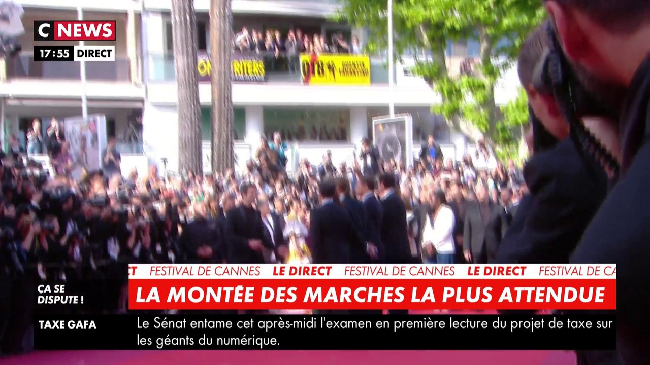 La montée des marches la plus attendue : Quentin Tarantino, Brad Pitt et Leonardo DiCaprio