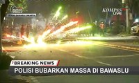 [TERBARU] Dipukul Mundur dari Bawaslu, Massa Serang Aparat dengan Petasan