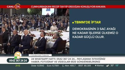 Başkan Erdoğan konuşma yapıyor