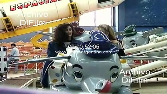 Roberto Giordano y modelos en el Unicenter Shopping - Buenos Aires 1988