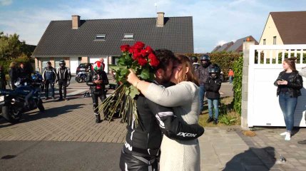 Océane a dit oui à  la demande en mariage très originale de Jérôme