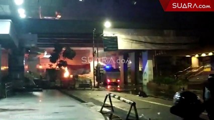 Buntut Kericuhan, Api Berkobar di Pasar Tanah Abang