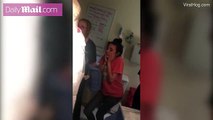 فيديو: رد فعل طريف لفتاة تشاهد ولادة ابنة شقيقتها يشعل الإنترنت