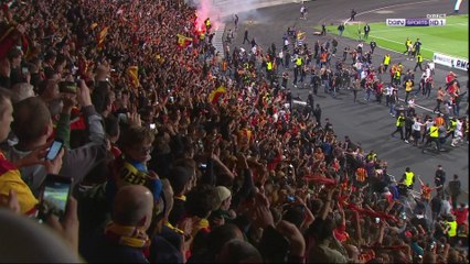 Ligue 2 : La joie des Lensois après la qualification