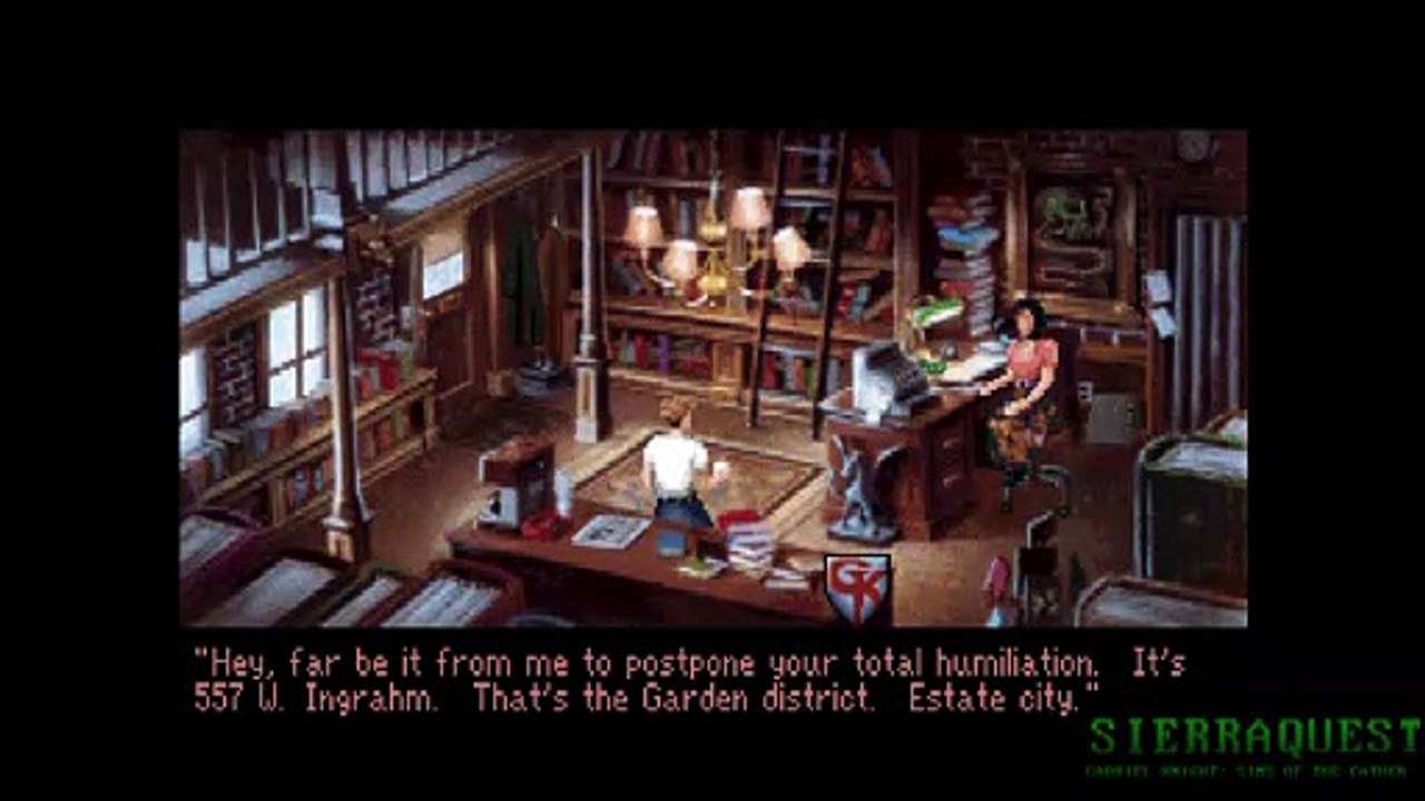 SierraQuest | Gabriel Knight: Sins of the Fathers Part 6: Appointment with Dr. John