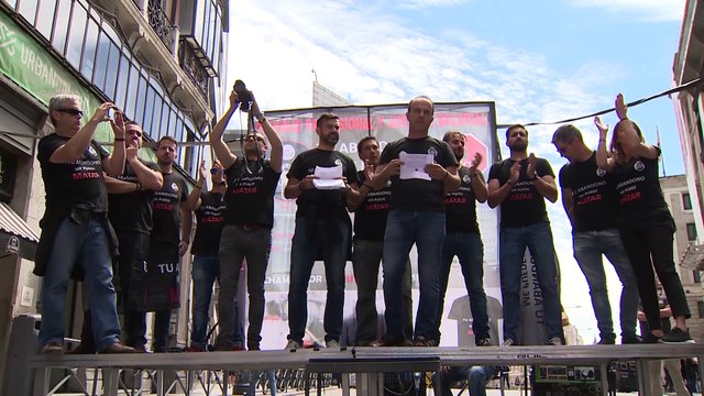 Funcionarios de prisiones se manifiestan ante el Congreso