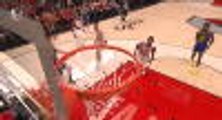 Curry makes incredible 'circus shot'