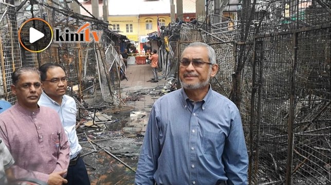 30 peniaga gerai terbakar akan terima sumbangan wang dari Kementerian Wilayah Persekutuan