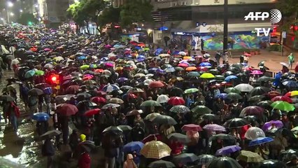Multitudinaria "Marcha del silencio" por desaparecidos en Uruguay