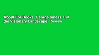 About For Books  George Inness and the Visionary Landscape  Review