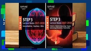 Online USMLE Step 3 Lecture Notes 2017-2018: 2-Book Set  For Online