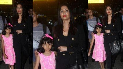 Aishwarya Rai Bachchan & Aaradhya Bachchan return to Mumbai after Cannes; Watch Video | FilmiBeat