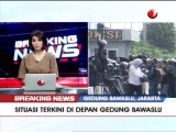 Sambut Pedemo, Aparat Jaga Ketat Gedung Bawaslu