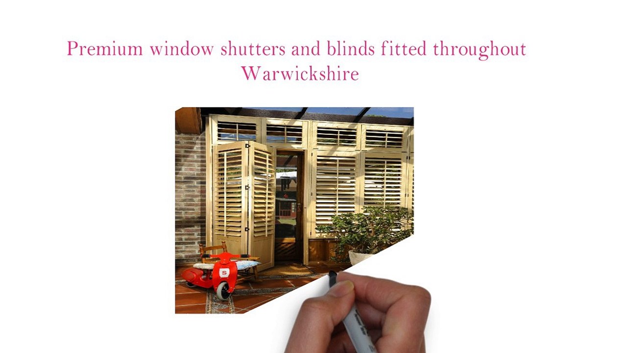 Shutters in Warwick