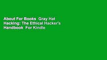 About For Books  Gray Hat Hacking: The Ethical Hacker's Handbook  For Kindle