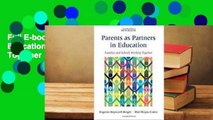 Full E-book Parents as Partners in Education: Families and Schools Working Together  For Kindle
