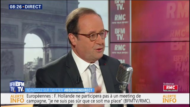 Pour François Hollande, Emmanuel Macron a voulu jouer sur le vote utile pour les européennes