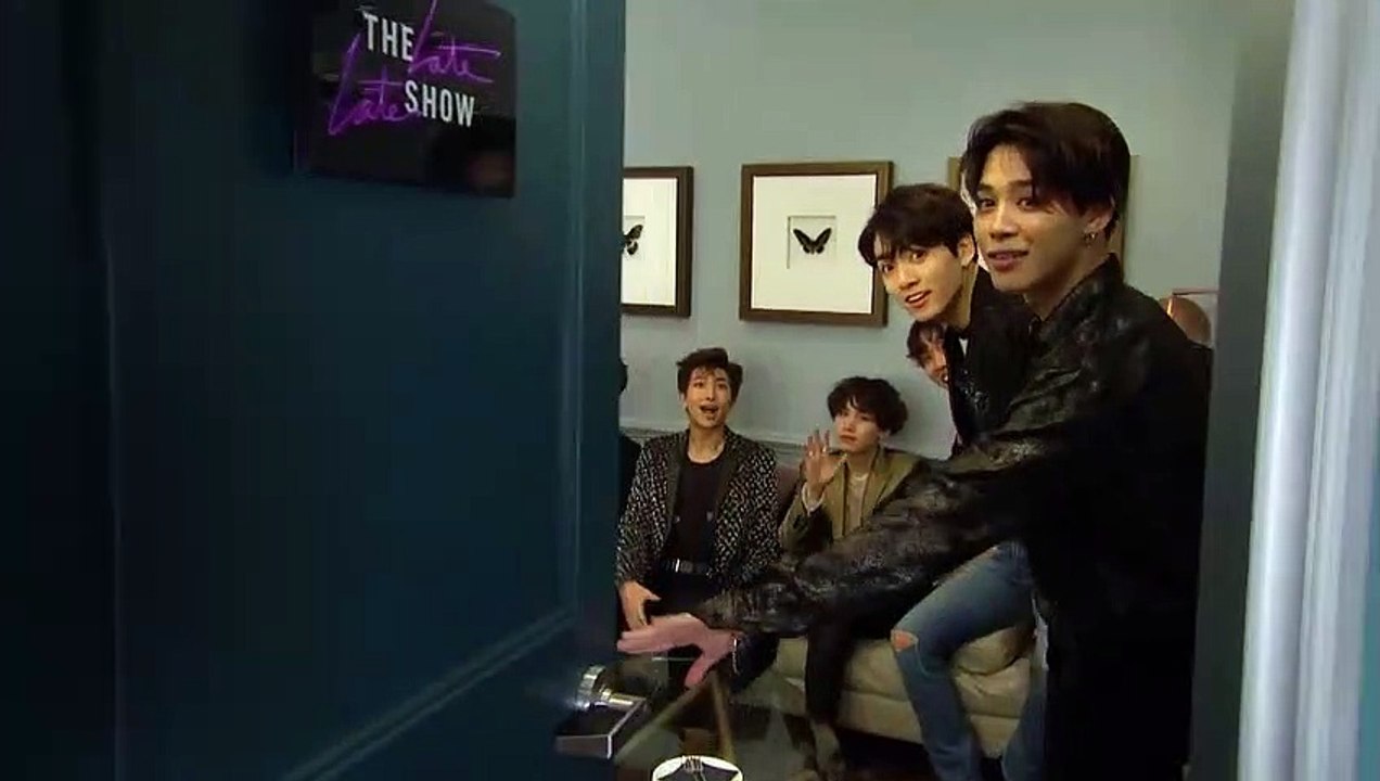 BTS Waiting Room Intro — Corden [180612]