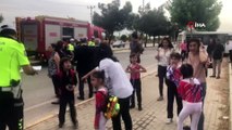 Denizli’de öğrenci servisi kazası