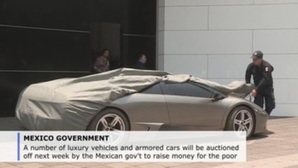 Mexican gov't to auction luxury vehicles to raise money for poor