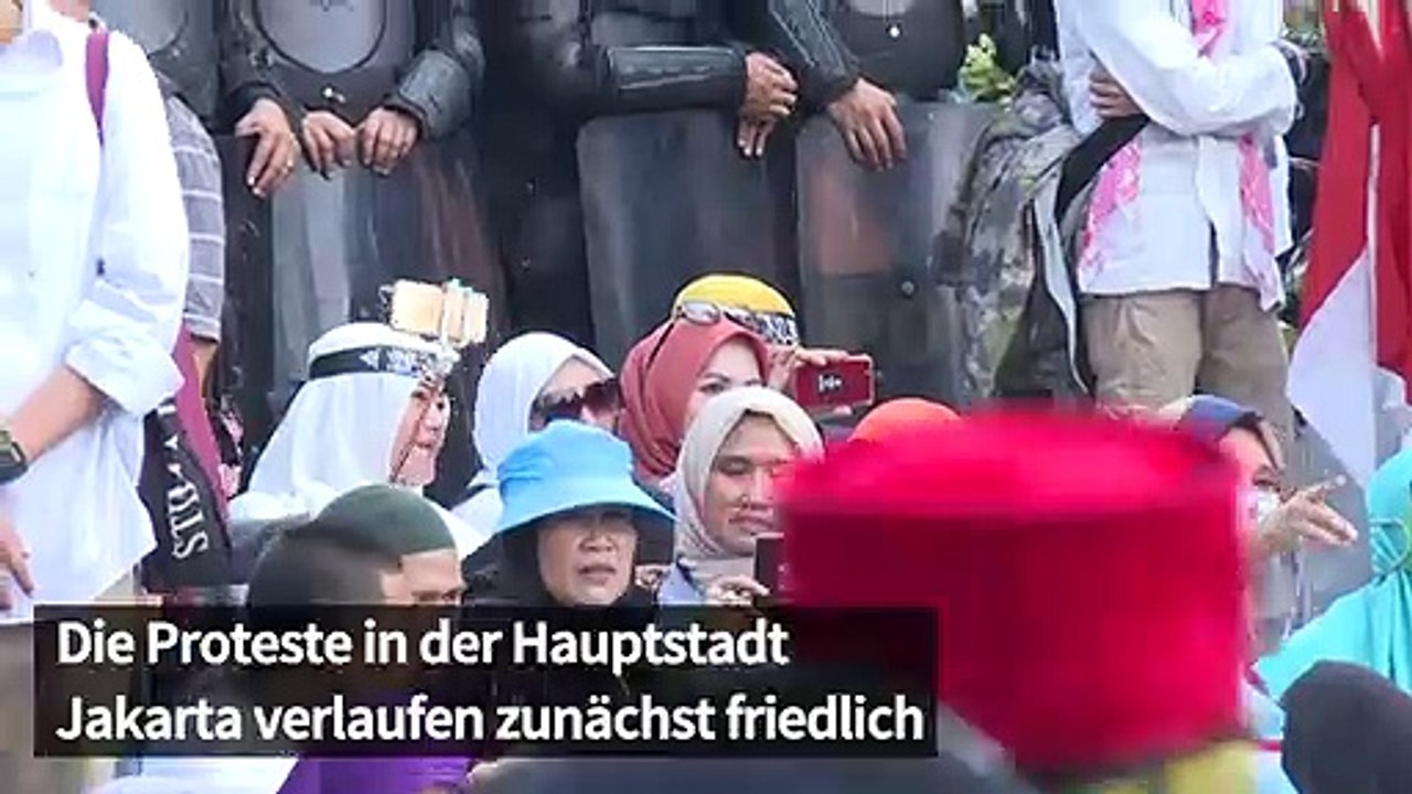 Zusammenstöße bei Protesten in Jakarta