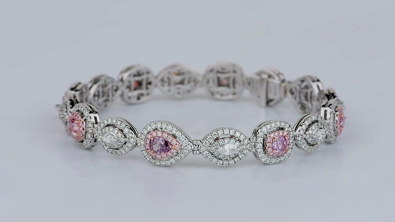 Pink Diamond Bracelet Online - Asteria Diamonds
