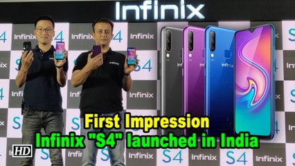 First Impression | Infinix "S4" launched in India