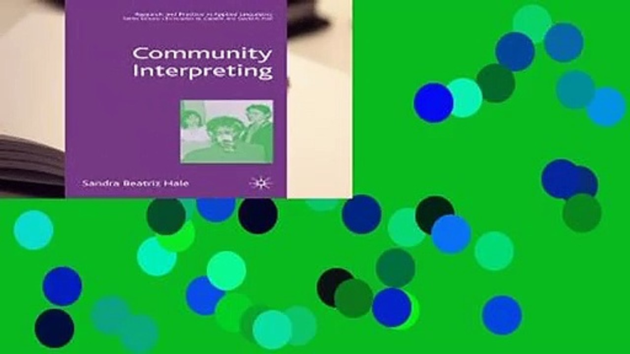 Trial New Releases  Community Interpreting by Sandra Hale
