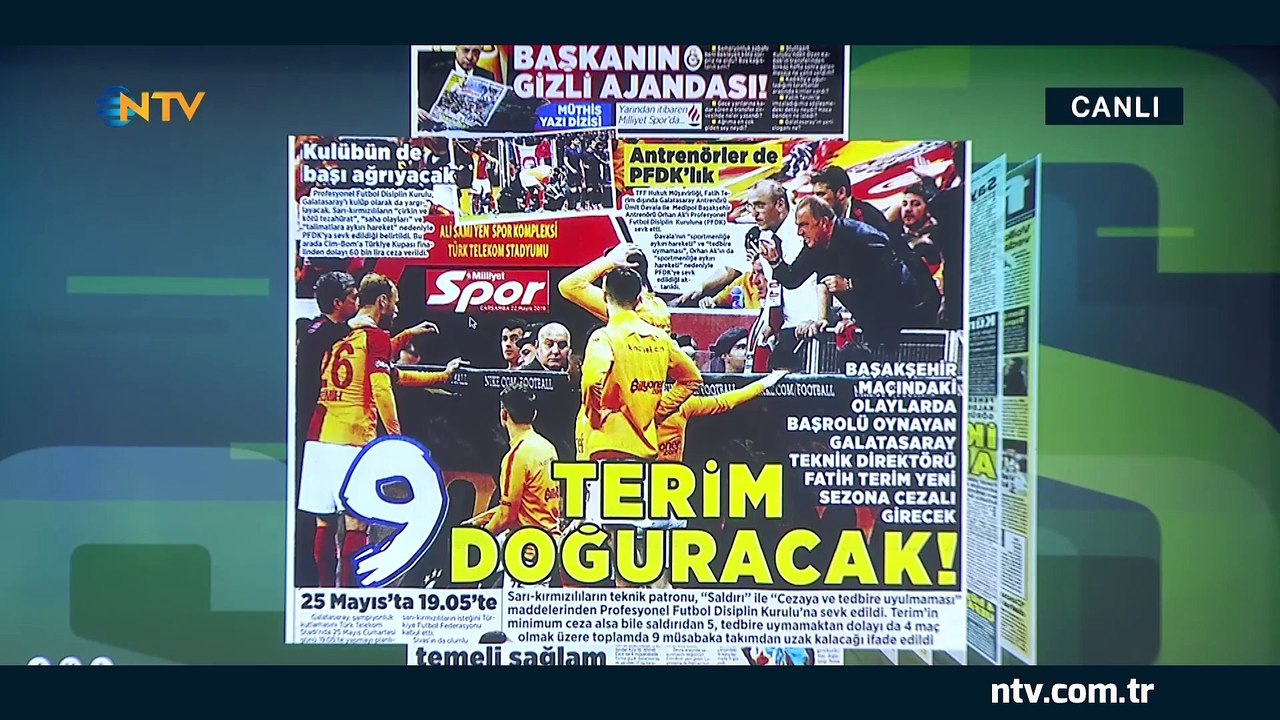 Sporun Not Defteri 22 Mayıs 2019