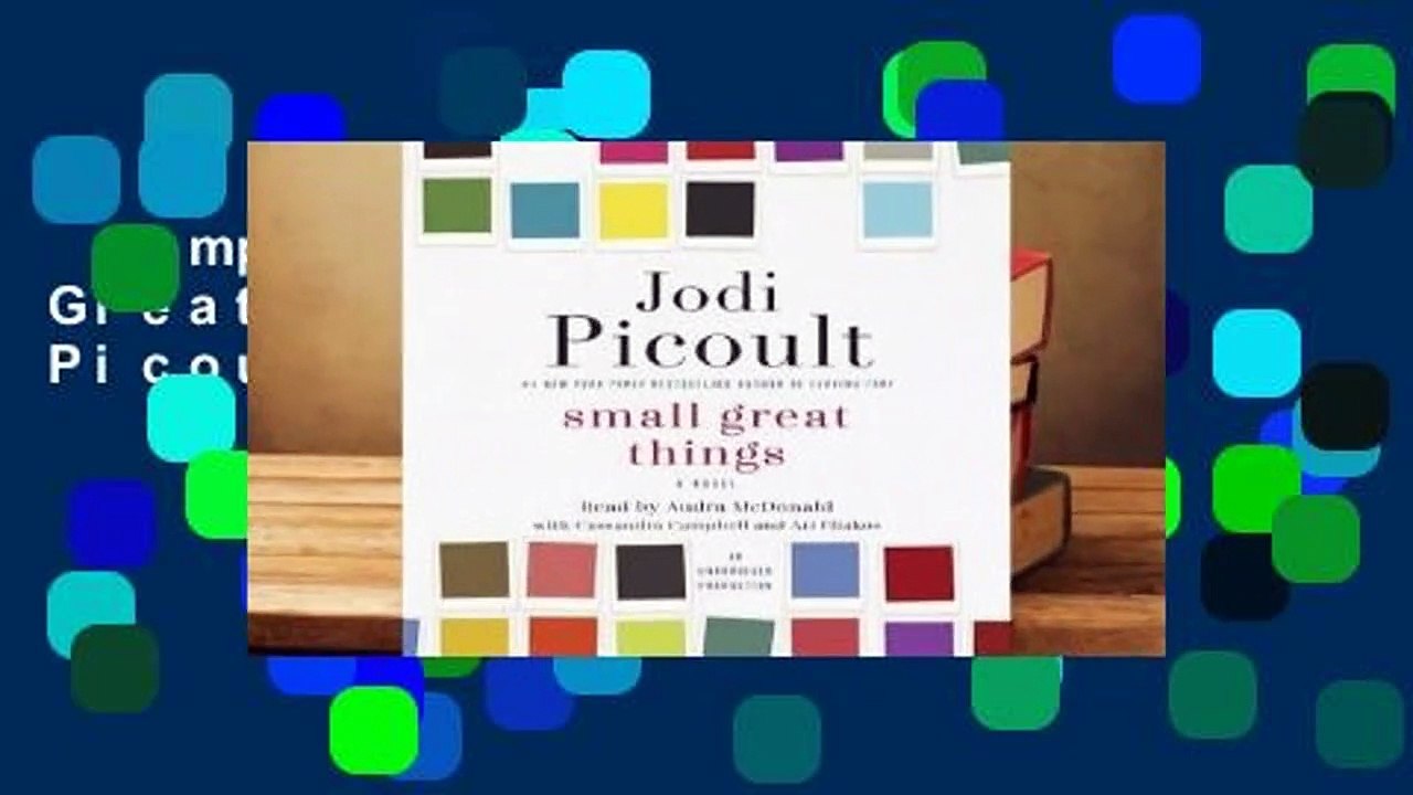Complete acces  Small Great Things by Jodi Picoult