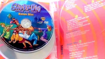 Scooby Doo toys Cartoon Movie on DVD  Mistery MAchine gift box Spooky videos