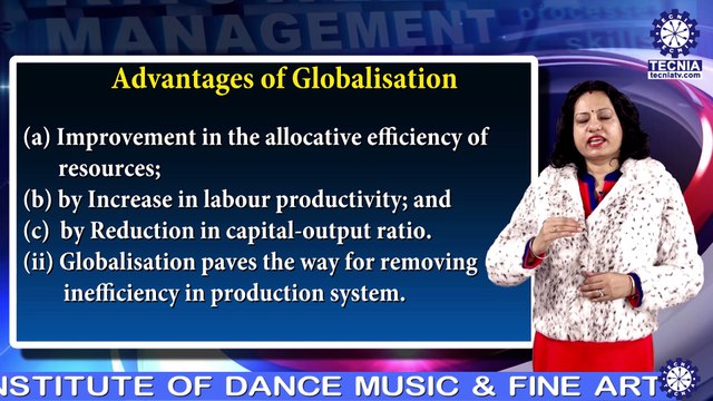 Advantages of Globalisation | Dr. Vandana Raghava | BBA | TIAS | TECNIA TV