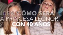 Predicen cómo será la princesa Leonor con 40 años y todos se burlan del mismo detalle