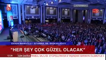 Ekrem İmamoğlu konuştu salon coşkudan ayağa kalktı