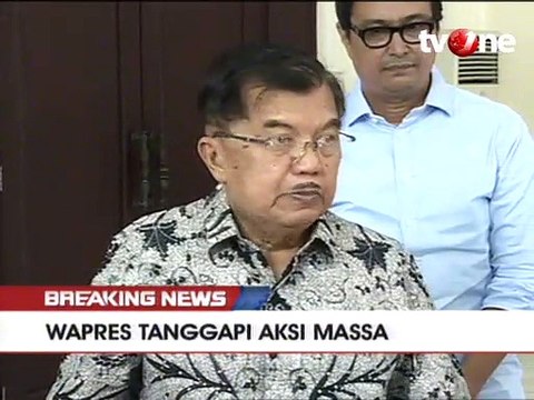 Jusuf Kalla Minta Tokoh Bangsa Tenangkan Masyarakat